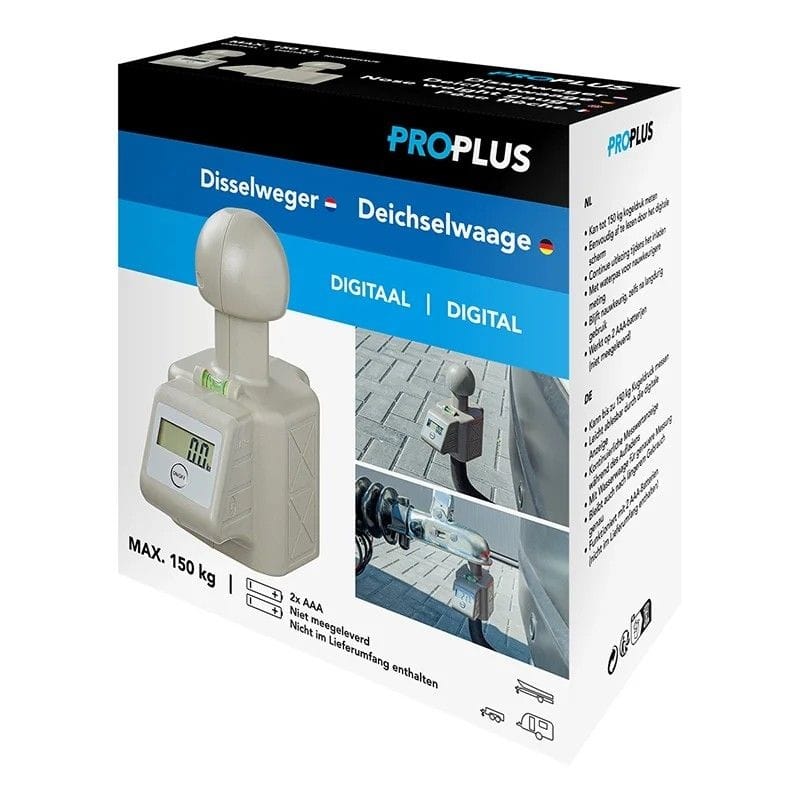 ProPlus digitale Deichselwaage bis 150 kg Stuetzlast 360848