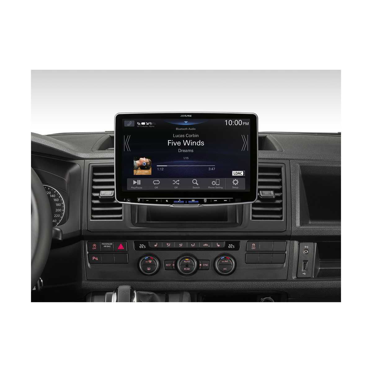 ALPINE HALO 11 Digital-Media-Station VW T6 iLX-F115T6