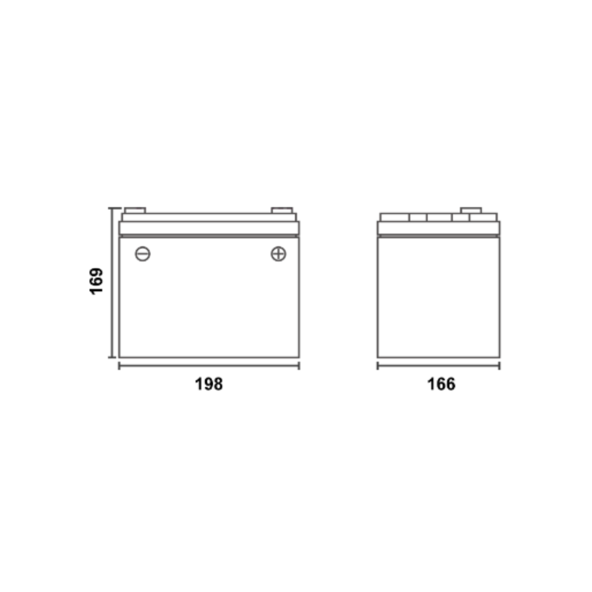 BULLTRON Lithium-Batterie POLAR 80Ah 12V inkl. BMS 100A Dauerstrom - App - LI80B100-12-P