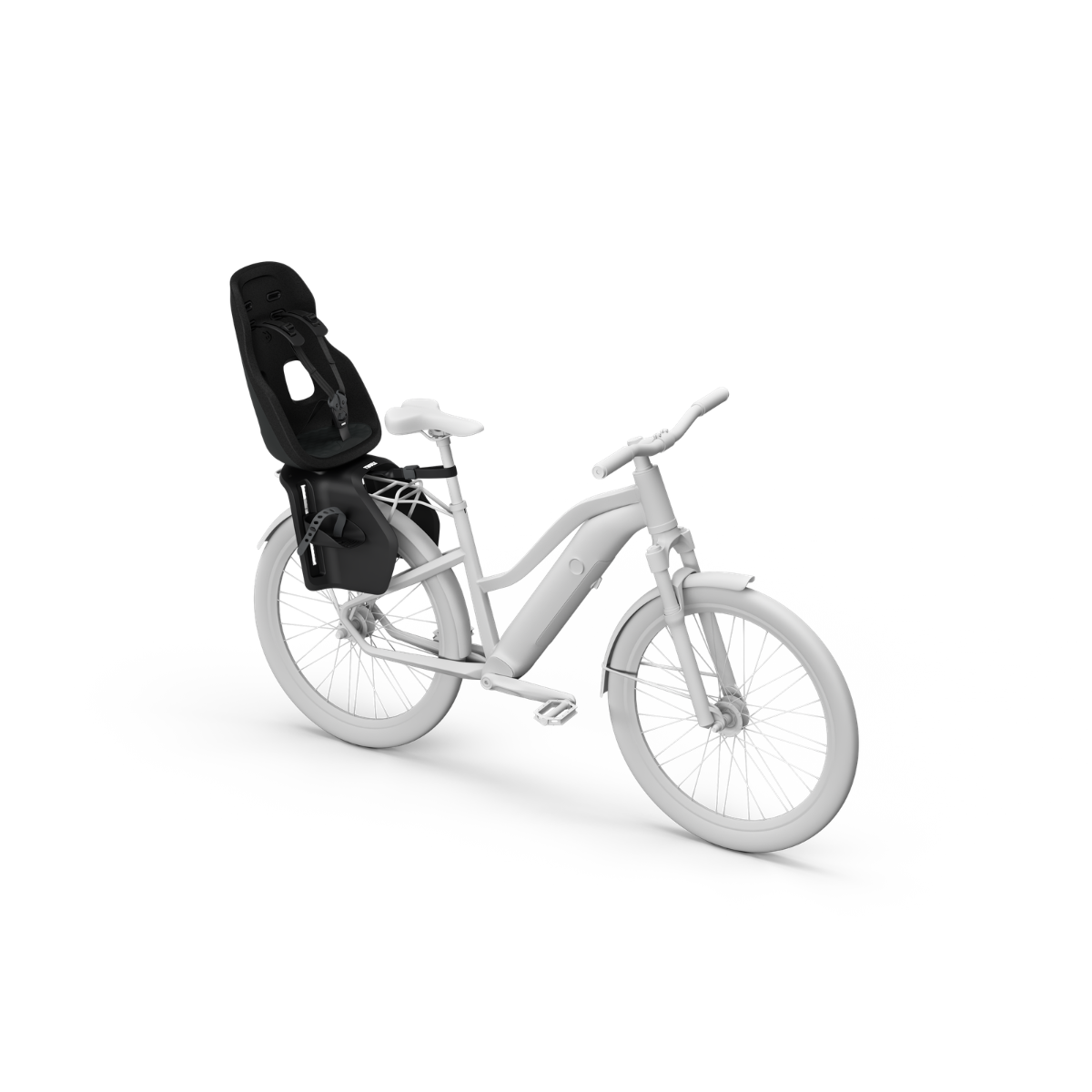THULE Yepp Nexxt 2 Maxi Fahrradkindersitz Gepaecktraeger Black - 12081301