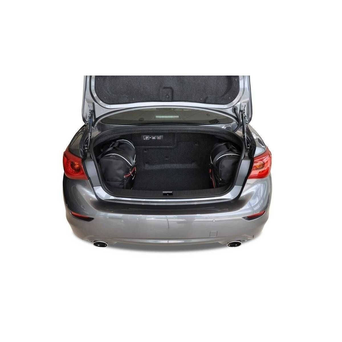 KJUST Kofferraum Taschen Set fuer INFINITI Q50 HYBRID Bj. 2013-2017 4er-Set - 7019009