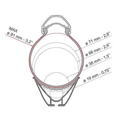 Set FIAMMA Carry Bike Frame Fahrradtraeger Fiat Ducato ab Bj. 2006 3 Raeder Modell 2023 02096-35--08753-01--07215A01A-98656M566