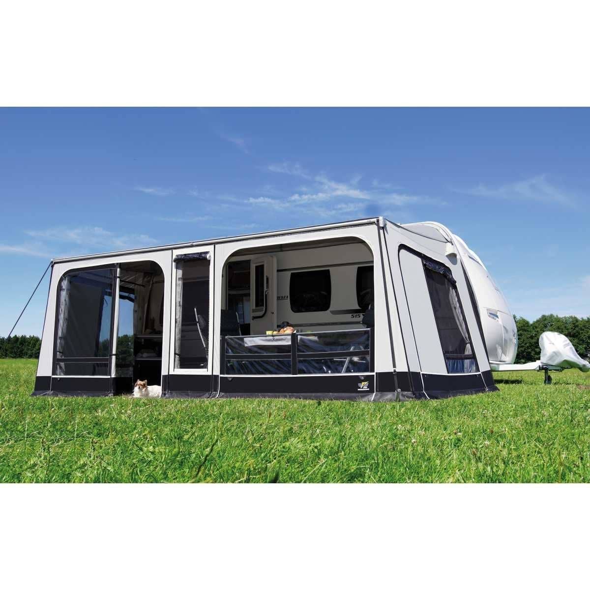 WIGO BEST DEAL 2026 - Markisenzelt ROLLI PLUS Ambiente- Gr- 10- Umlauf 1016-1050 cm- Auszug 300 cm inkl. Sunroof - Rock´n Rolli Paket - 8349