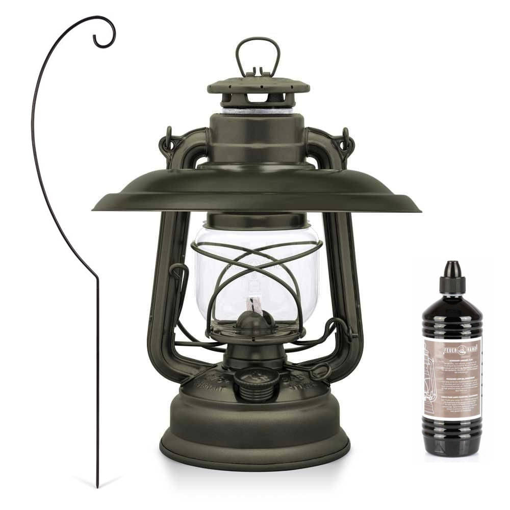 FEUERHAND Sturmlaterne 276 Olive Komplett-Set 4.0