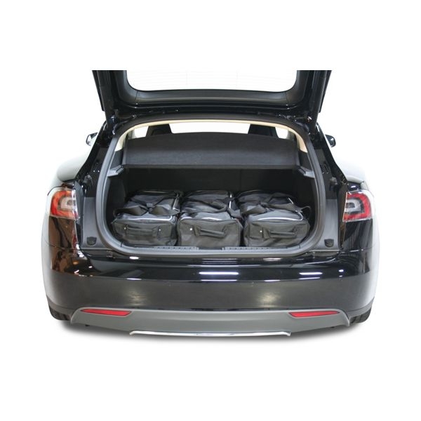 Car Bags T20101S TESLA Model S 5-Tuerer Bj- 12- Reisetaschen Set- Auf Ihr Auto massgeschneidert- Das Original