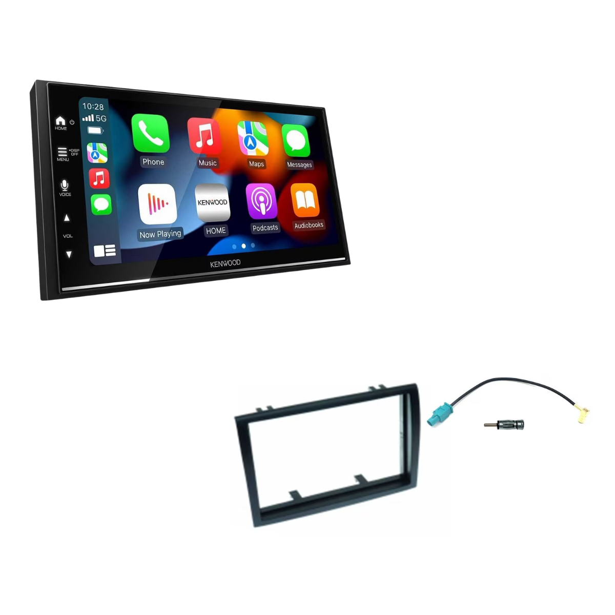 KENWOOD DMX7722DABS inkl- Installations-Kit ohne LFB fuer Fiat Ducato Serie 7 ab Bj. 2014-2022