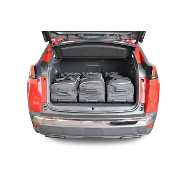 Car Bags P11501S PEUGEOT 3008 II verstellb- Ladeboden in oberer Pos- Bj- 16-23 Reisetaschen Set- Auf Ihr Auto massgeschneidert- Das Original
