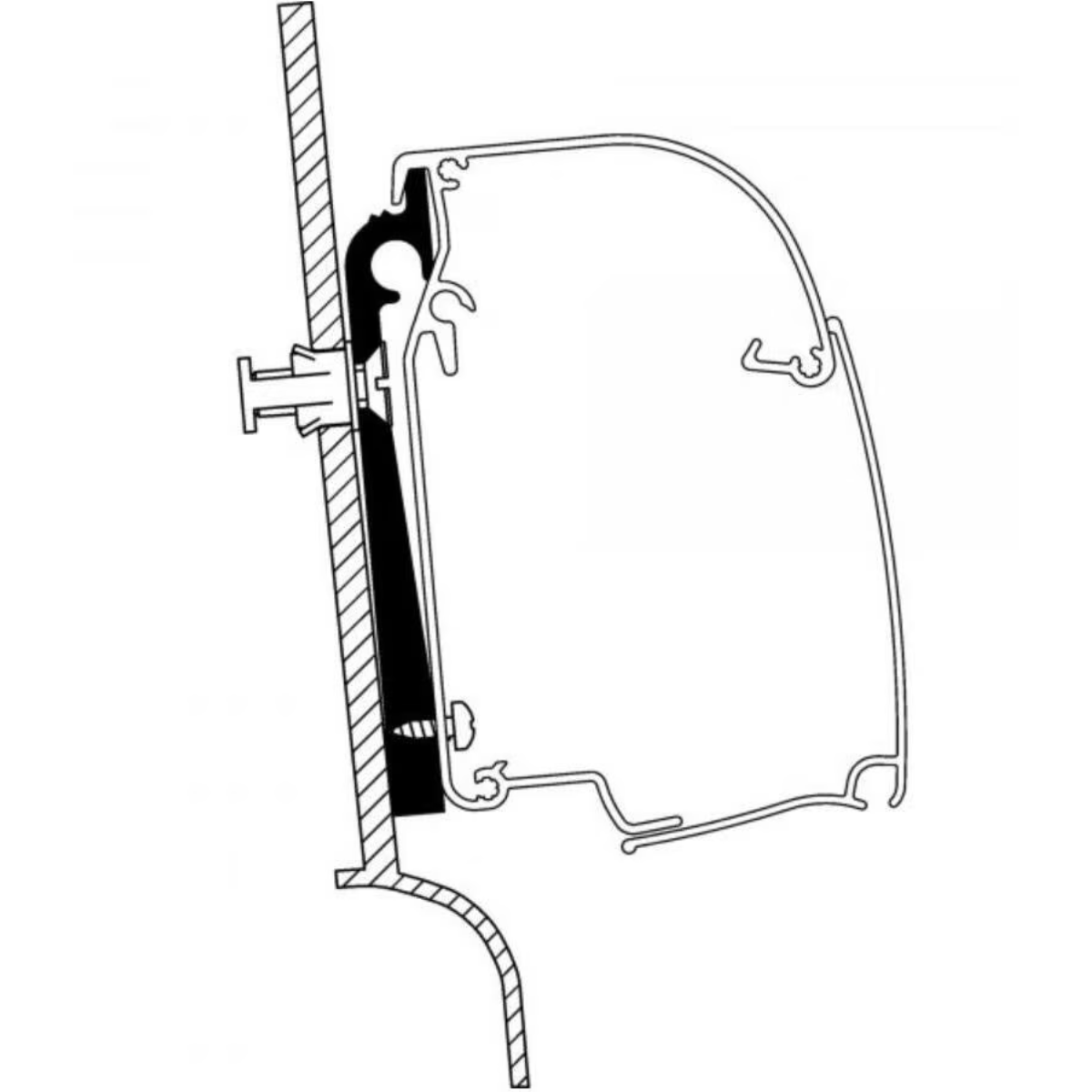 THULE Adapter Set Westfalia fuer Markise T 4200 308426