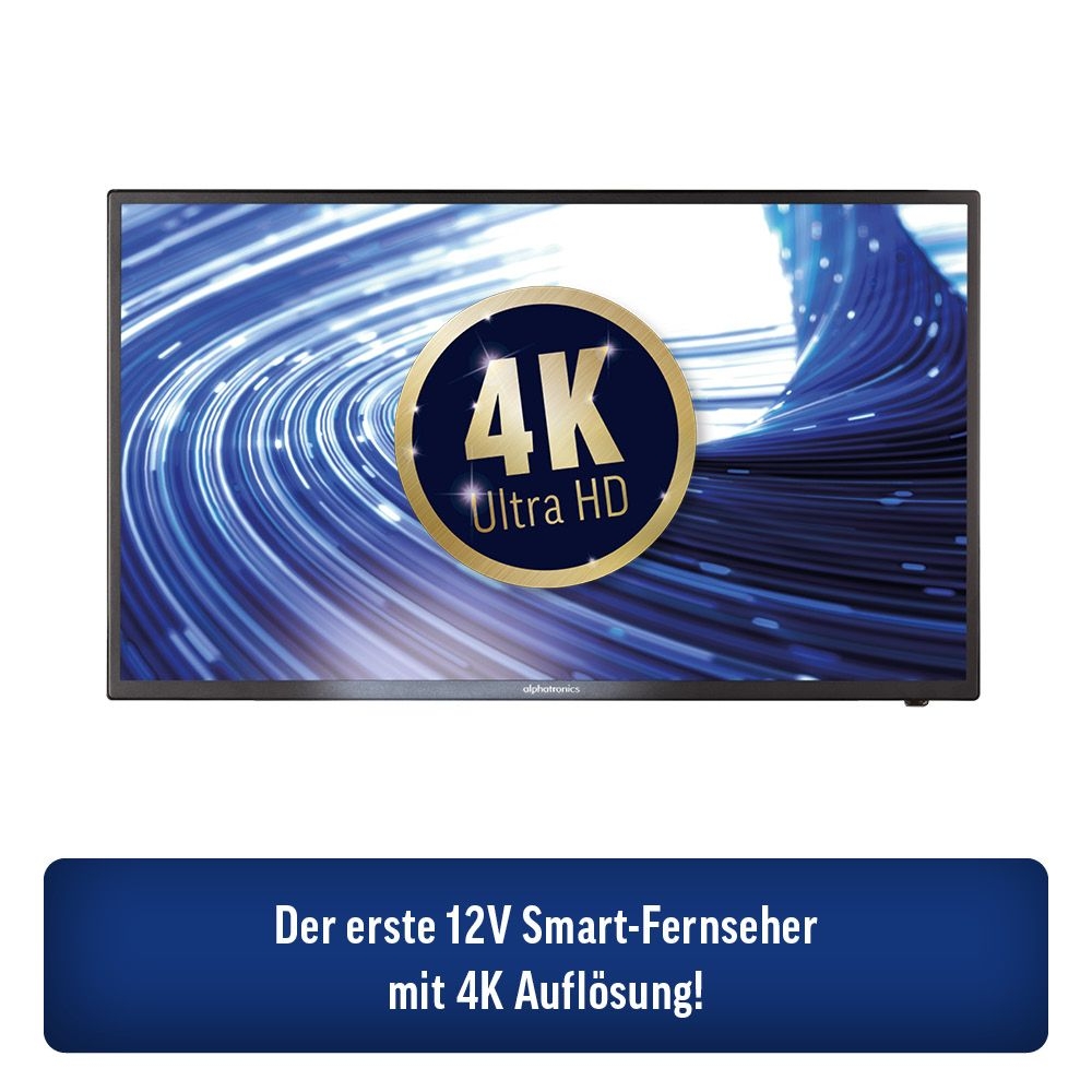 ALPHATRONICS SLA-32 W 4K SMART TV 32- -80 cm- Triple Tuner- BT 5.0- schwarz - 990981