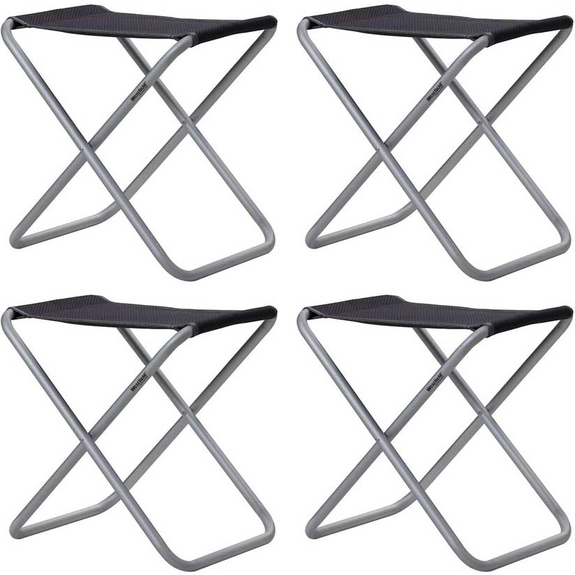 Set WESTFIELD Stool Hocker charcoal grey - Performance Series - 301-3293 CG 4 Hocker