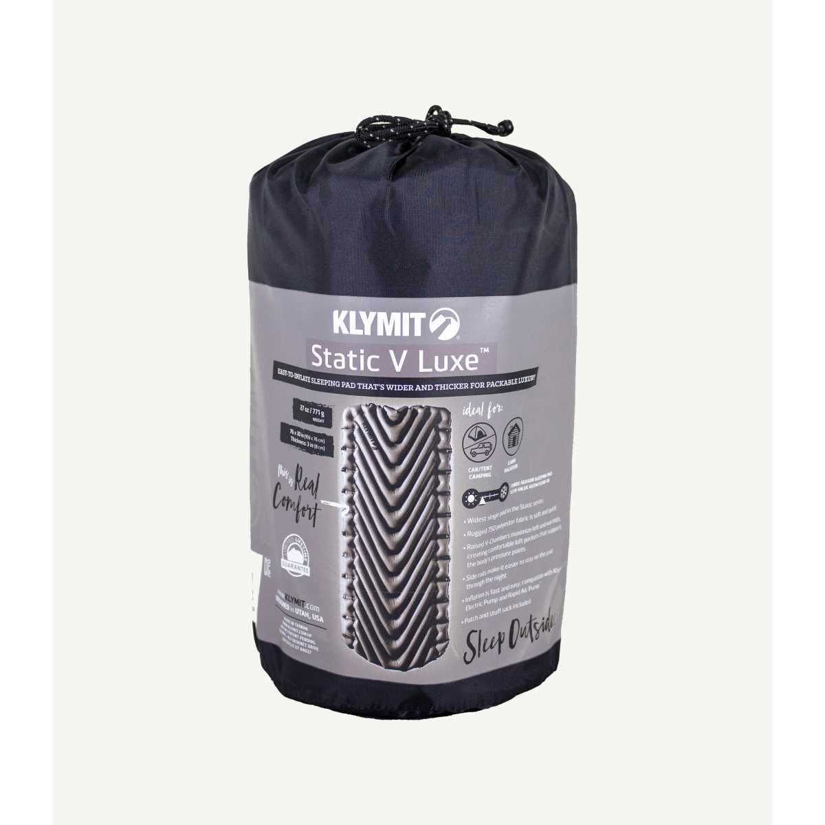 KLYMIT STATIC V Luxe Isomatte Stone - 06VLST02D