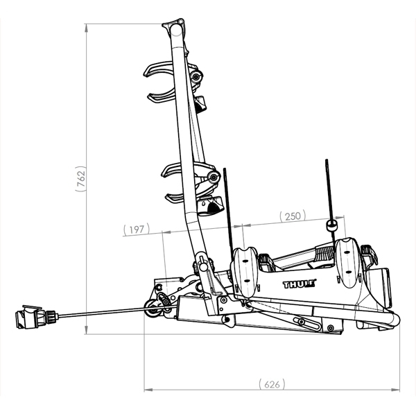 THULE 936 E-Bike Carrier Fahrradtraeger Kupplung 2er 936000