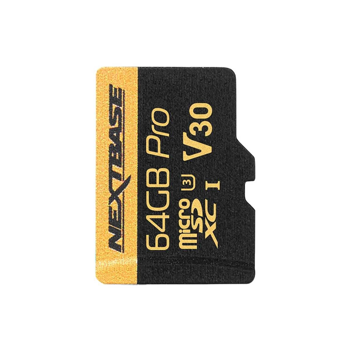 NEXTBASE 64 GB U3 microSD-Karte Industrie-Standard - NBDVRS2SD64GBU3