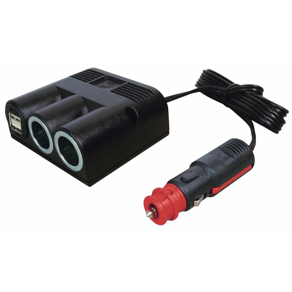 CAMPING PROFI Dreifachsteckdose mit USB-C-A 81368x1