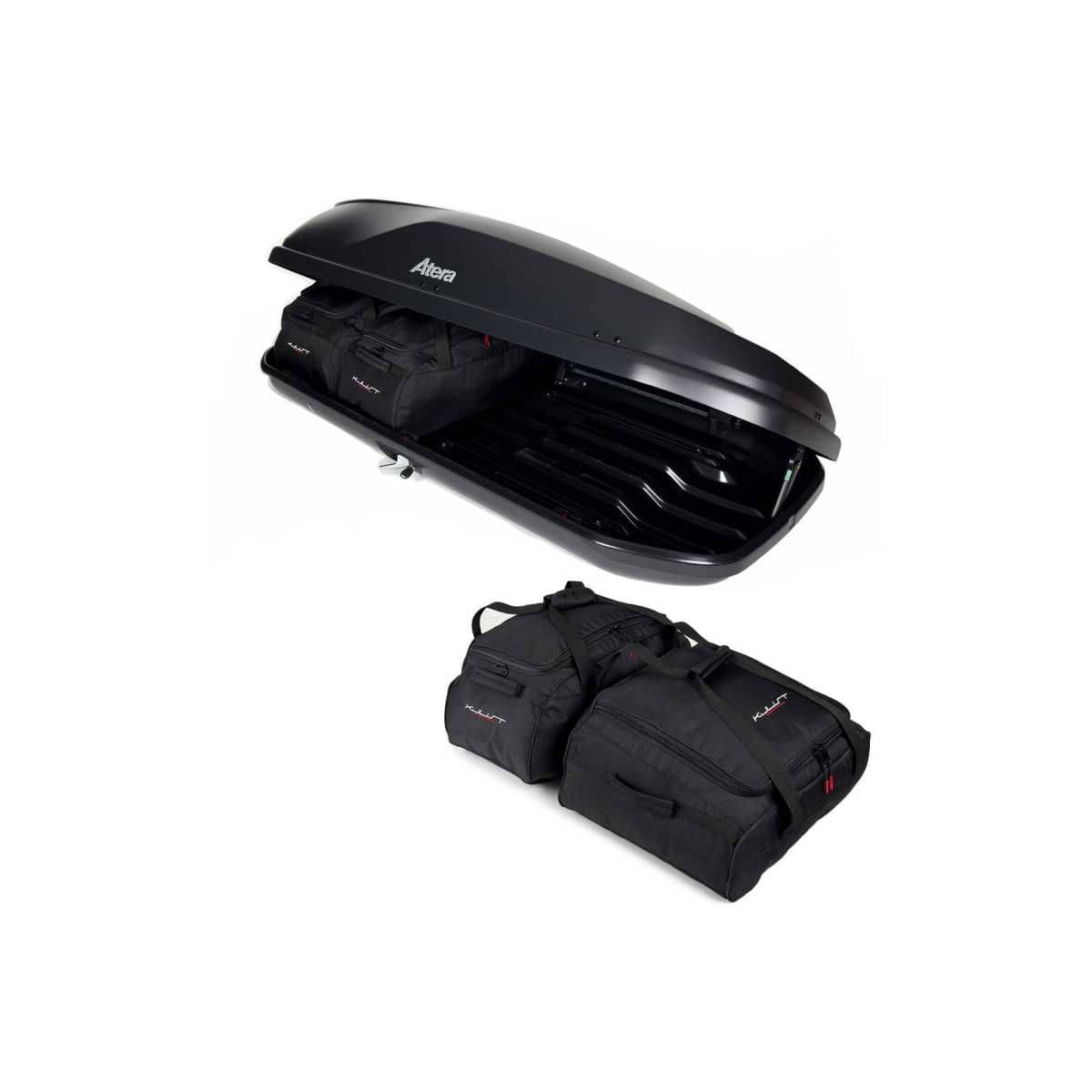 KJUST Dachboxen Taschen Set fuer Dachbox ATERA CASAR L 4er-Set - 13137