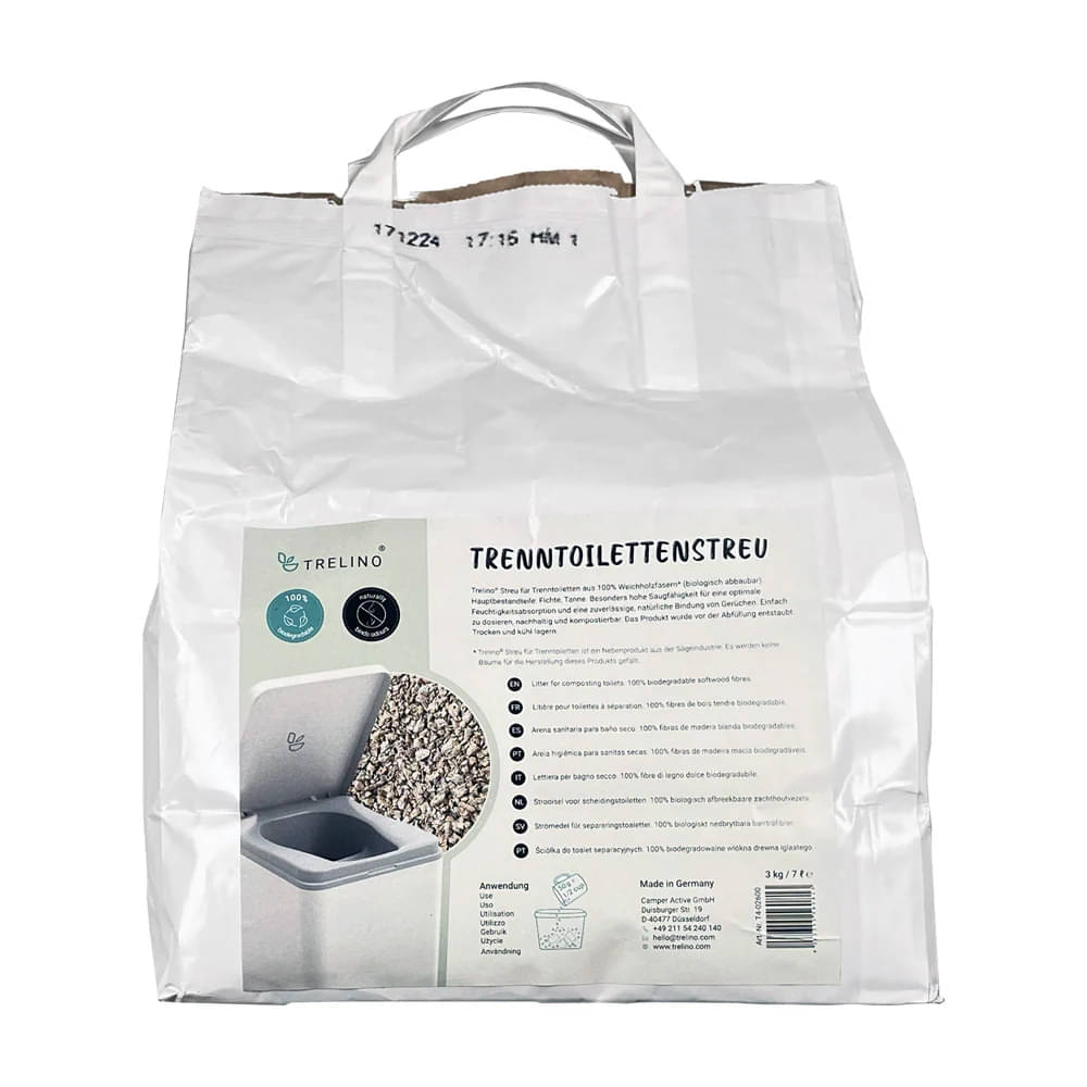 TRELINO Trenntoiletten Streu 7 Liter - T4-02600