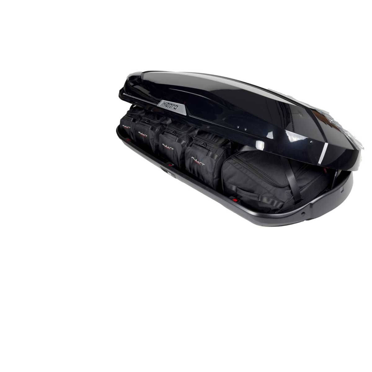 KJUST Dachboxen Taschen Set fuer Dachbox HAPRO TRIVOR 640 5er-Set - 13155
