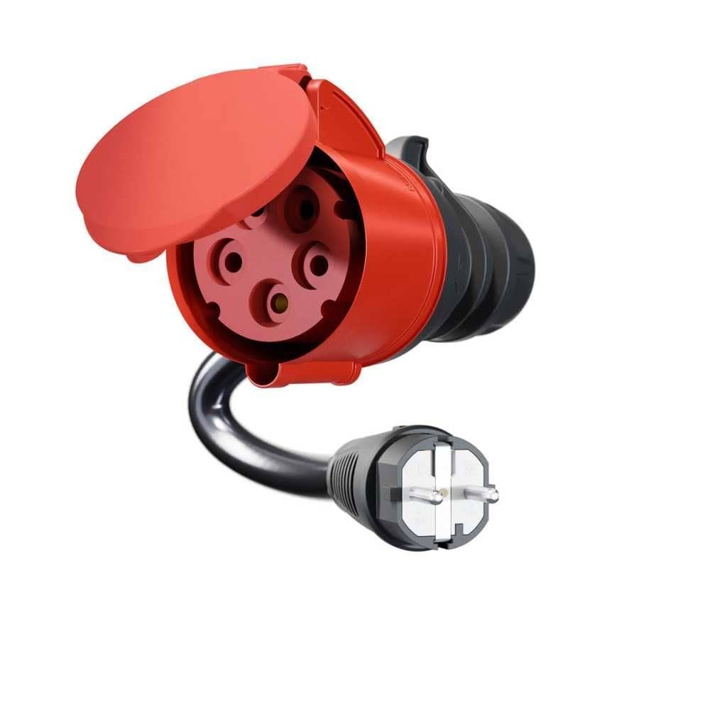 go-e Adaperkabel Gemini flex 22 kW auf Haushalts-Stecker - Schuko-Stecker - CH-04-02