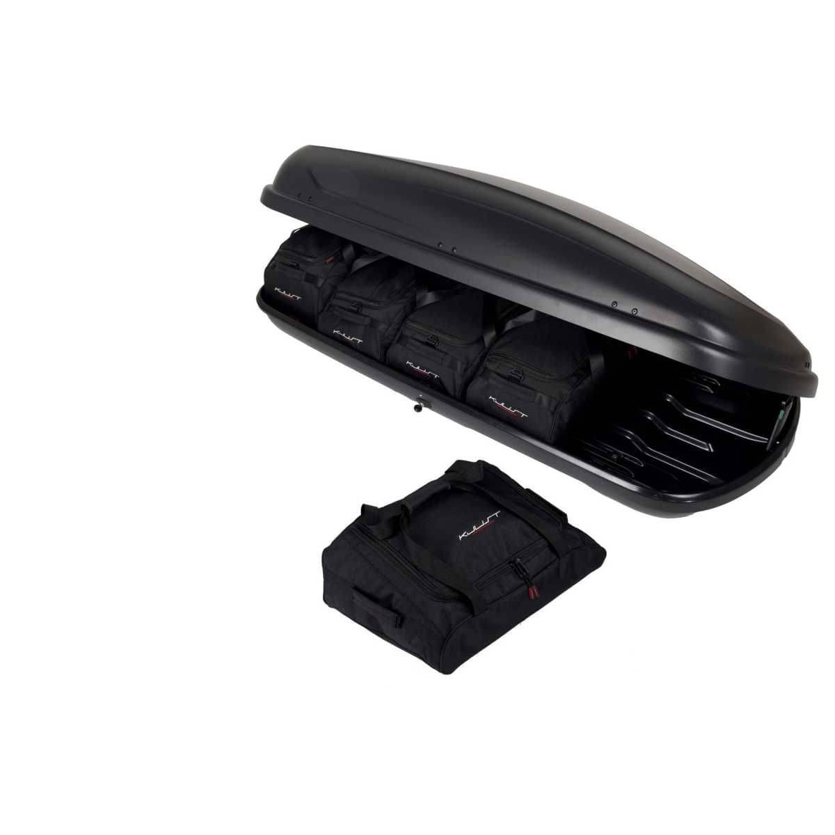 KJUST Dachboxen Taschen Set fuer Dachbox HAPRO TRAXER 6.6 5er-Set - 13202