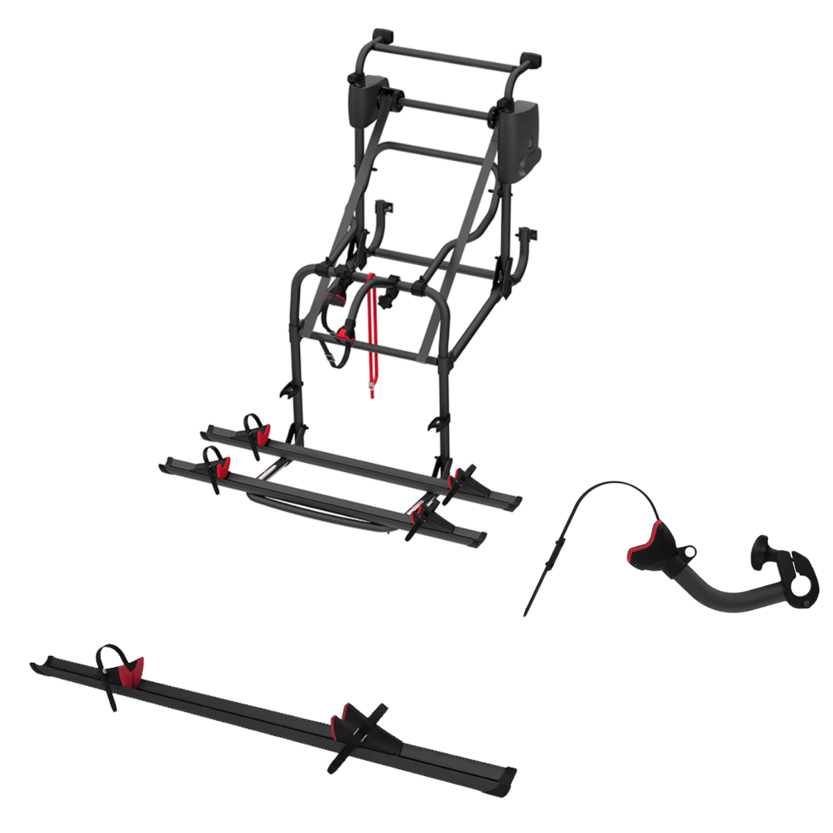 Fiamma Fahrradblock Pro D3 Schwarz – Sicherheit Für Carry Bike Fahrradträger, Original Zubehör