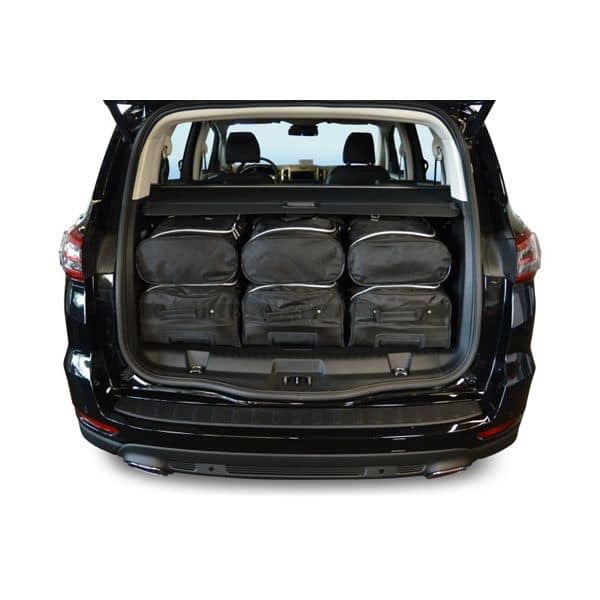 Car Bags F10801S Ford S-Max II -3- Sitzreihe eingeklappt- Bj- 15-heute Reisetaschen Set- Auf Ihr Auto massgeschneidert- Das Original