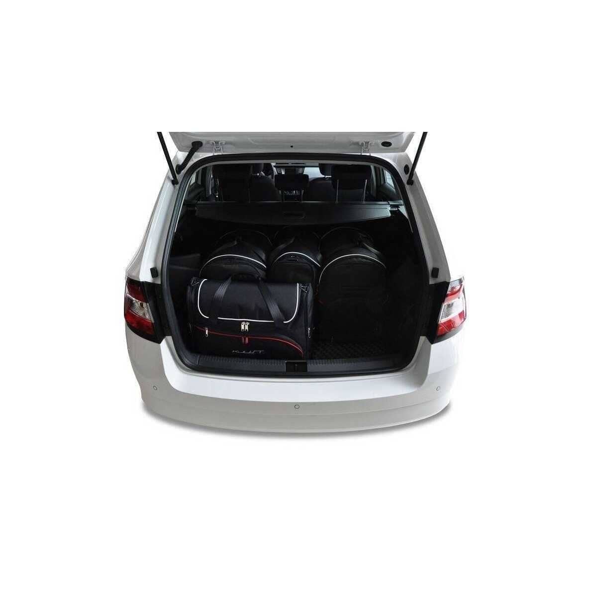 KJUST Kofferraum Taschen Set fuer SKODA FABIA Kombi Bj. 2014-2021 5er-Set - 7037001
