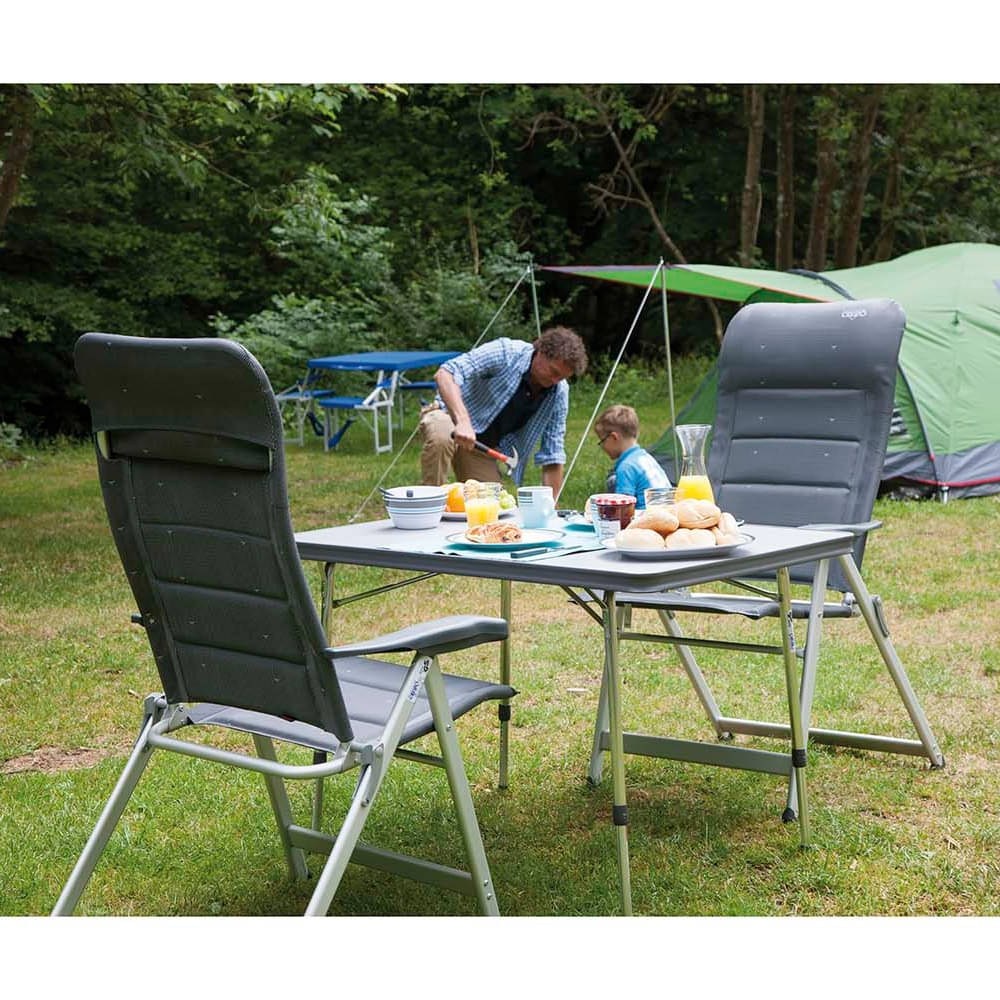 CRESPO Campingstuhl Deluxe AL-237-DL grau - 1149077