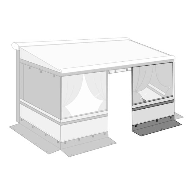 FIAMMA Privacy Room Light F80 450 cm Caravan Anbauhöhe 245 – 280 cm Komplettset FIAMMA Privacy Room Light F80 450 cm Caravan Anbauhoehe 245 – 280 cm Komplettset - 08837B01- 08766H01-