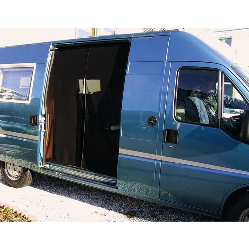 CARBEST muggennet schuifdeur Fiat Ducato, Citroën Jumper, Peugeot Boxer H2/H3 bouwjaar 1994-2006 Moskitonetz CARBEST Schiebetuer Fiat Ducato- Citroen Jumper- Peugeot Boxer H2-H3 Bj. 1994-2006 46435