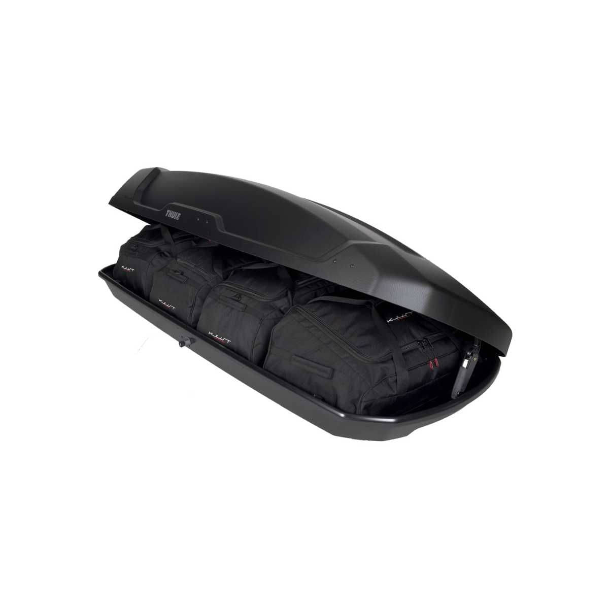 KJUST Dachboxen Taschen Set fuer Dachbox THULE FORCE XT XL 4er-Set - 13152