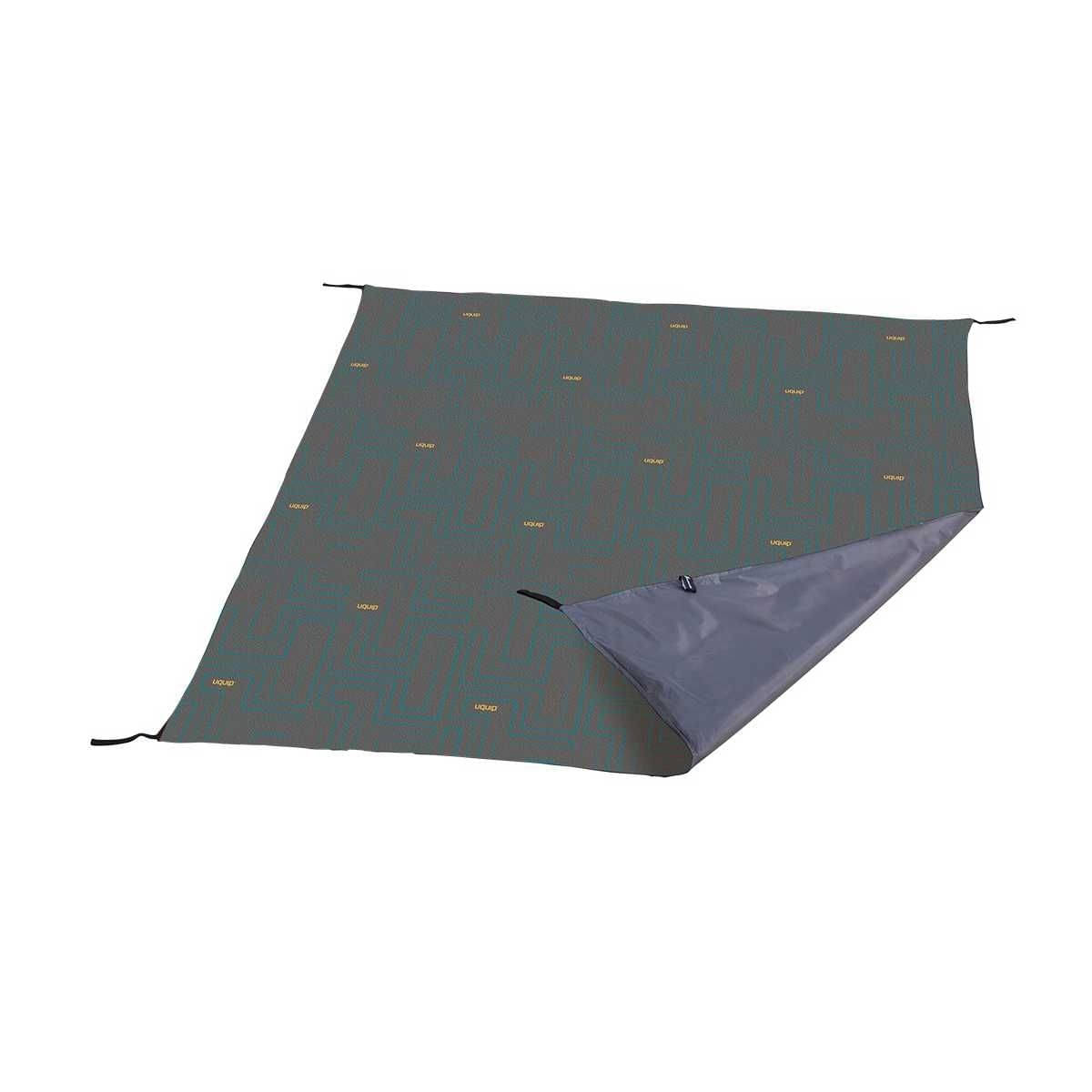 UQUIP Picknickdecke SCOTTY M 150 x 120 cm petrol-grau - 243111