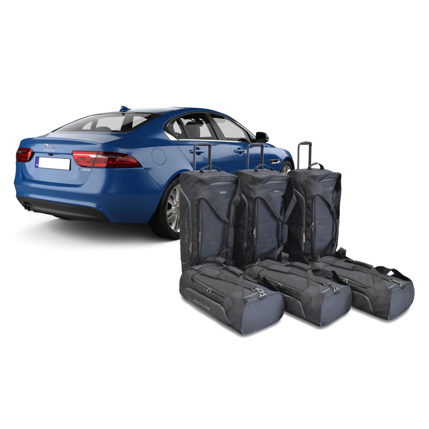 Car Bags Pro-Line J20101SP Jaguar XE Bj- 15- heute Reisetaschen Set- Auf Ihr Auto massgeschneidert- Das Original