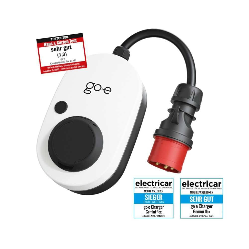 go-e Wallbox Charger Gemini flex 11 kW- 16 A- 3-phasig - CH-04-11-01