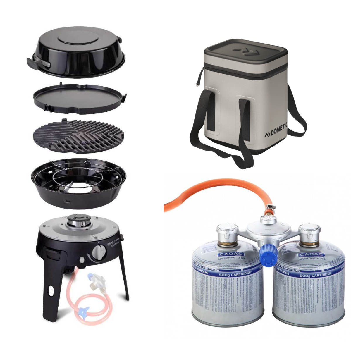 CADAC Safari Chef 30 LP Deluxe 50 mbar - Premium-Set - 6545C-10-DE 346-10-DE CA500-N 9600050788 9600050793