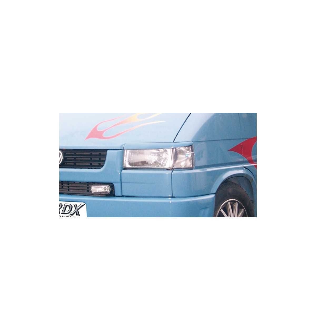 RDX Racedesign Scheinwerferblenden Boeser Blick fuer VW T4 kurzer Vorderwagen Bj. 1990-1995 - RDSB046
