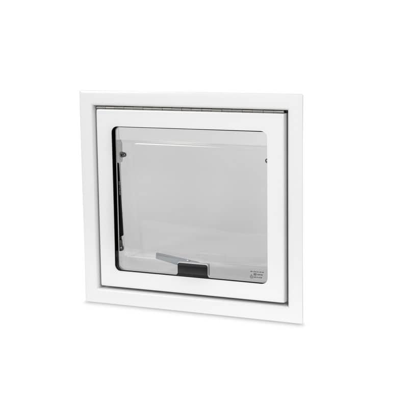 CARBEST Ausstellfenster RW EXPLORER 320 x 520 mm Echtglas Weiss - 318035