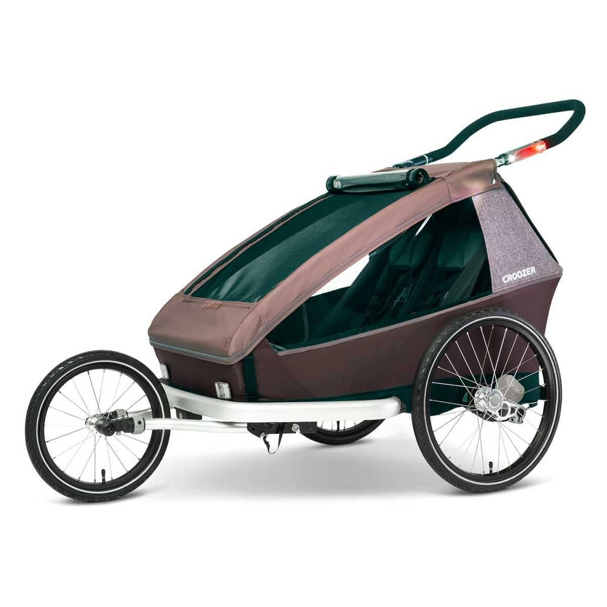 CROOZER Jogger-Set Zweisitzer fuer Croozer Kid ab 2018 Silver - 122400019