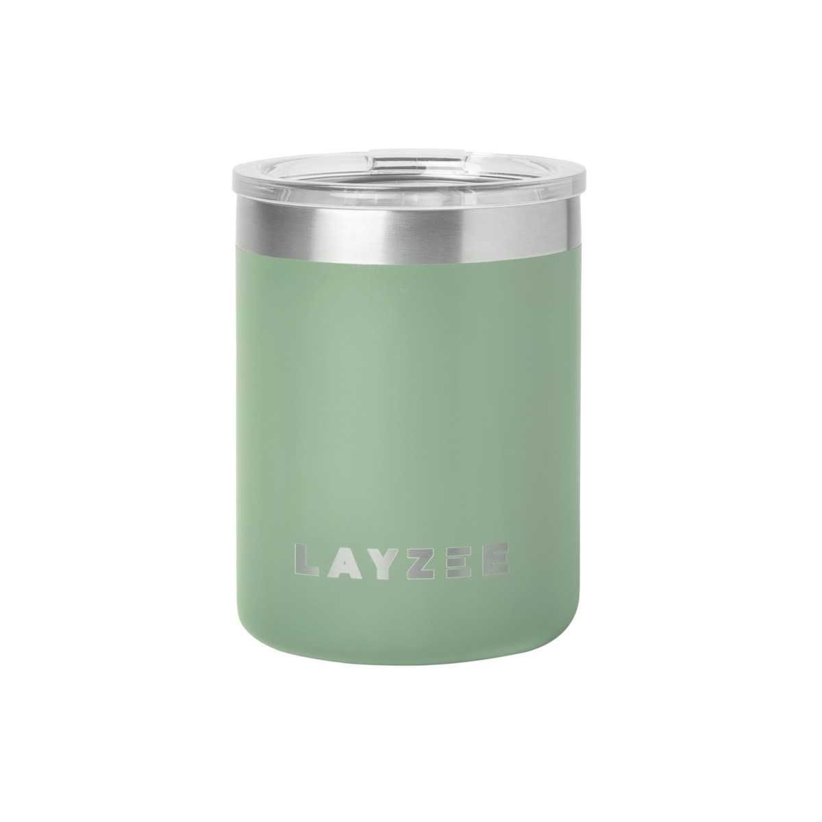 LAYZEE Edelstahl-Thermobecher 330 ml Sizzling Lagoon - KI-ZU-TAT