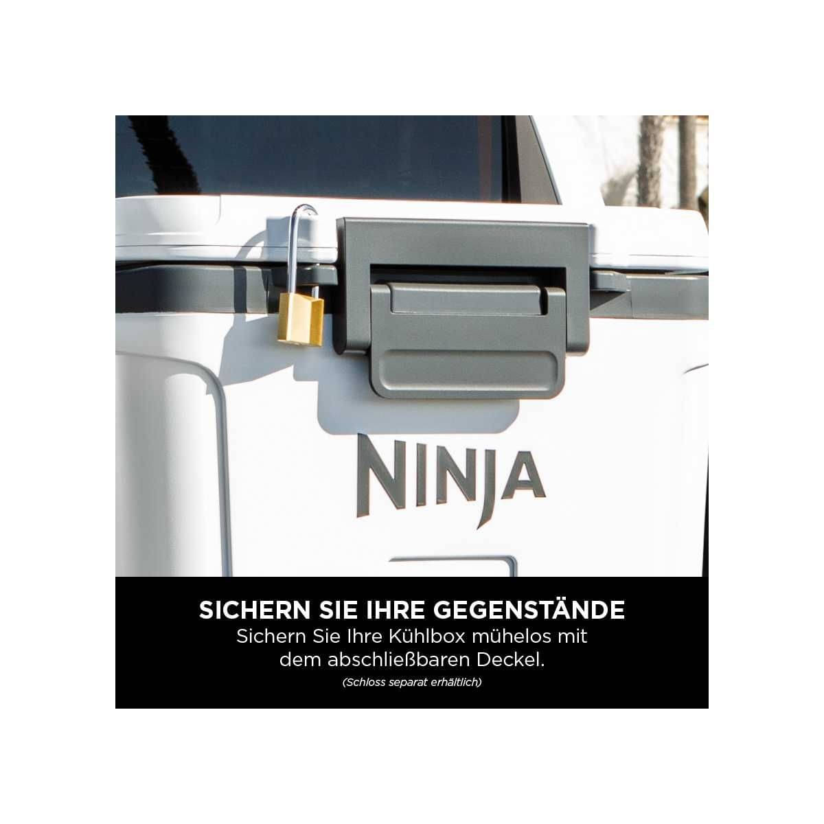 NINJA FrostVault 28L Kuehlbox mit Trockenzone- Wolkenweiss - FB131EUWH