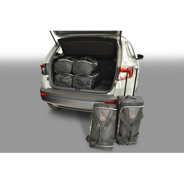 Car Bags S51501S SKODA Karoq SUV Bj- 17- hoher Ladeboden Reisetaschen Set- Auf Ihr Auto massgeschneidert- Das Original