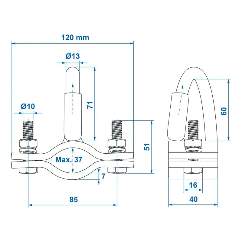 ProPlus Sicherheitskupplung Holland-Oese mit Feder - 341204S