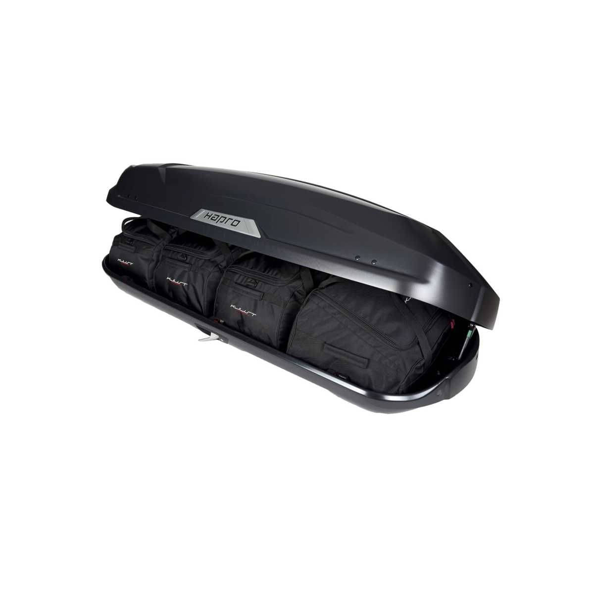 KJUST Dachboxen Taschen Set fuer Dachbox HAPRO TRIVOR 440 4er-Set - 13146