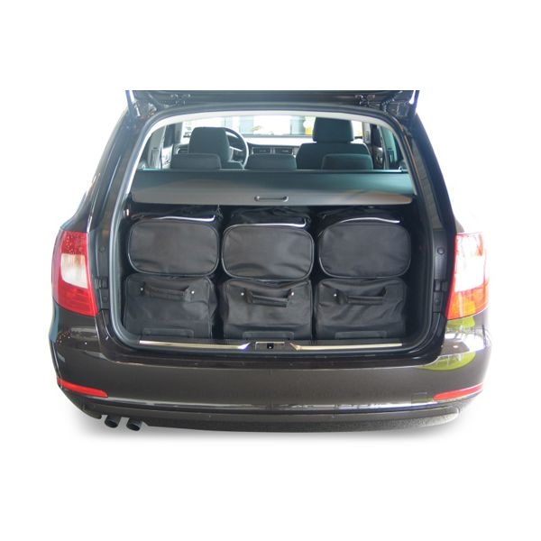 Car Bags S50201S Skoda Superb Kombi Bj- 09-15 Reisetaschen Set- Auf Ihr Auto massgeschneidert- Das Original