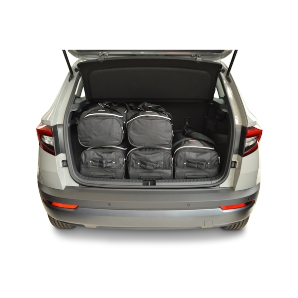 Car Bags S51501S SKODA Karoq SUV Bj- 17- hoher Ladeboden Reisetaschen Set- Auf Ihr Auto massgeschneidert- Das Original