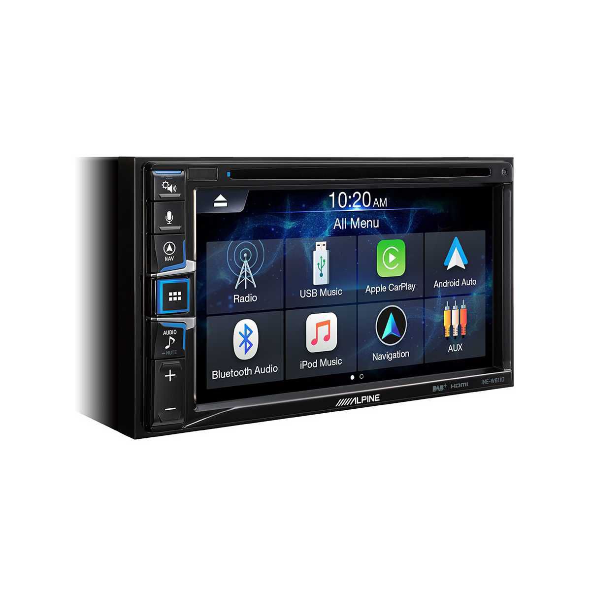 ALPINE 2-DIN-Navigationssystem fuer Reisemobile und LKWs INE-W611DC