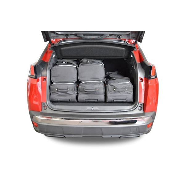 Car Bags P11501S PEUGEOT 3008 II verstellb- Ladeboden in oberer Pos- Bj- 16-23 Reisetaschen Set- Auf Ihr Auto massgeschneidert- Das Original