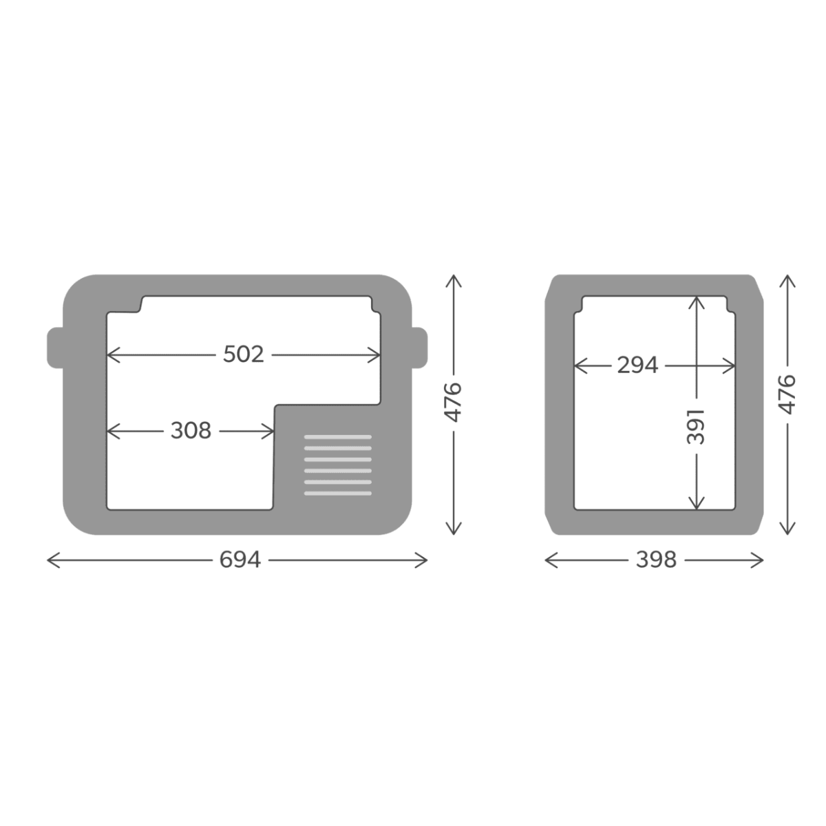 DOMETIC CoolFreeze CFX3 45 Kompressor Kuehlbox 12-24-230 V 46 L - 9600025326