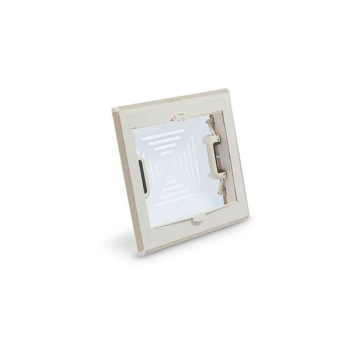 MPK Dachhaube Modell 4600K Ausschnitt 40 x 40 cm cremeweiss mit Kombirollo - 4600VKRW