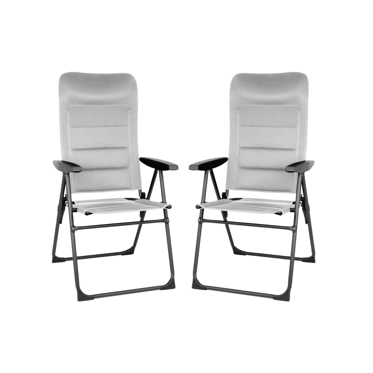 BRUNNER Campingstuhl SKYE 3D RT Grau 2er-Set - 0404060N.C06