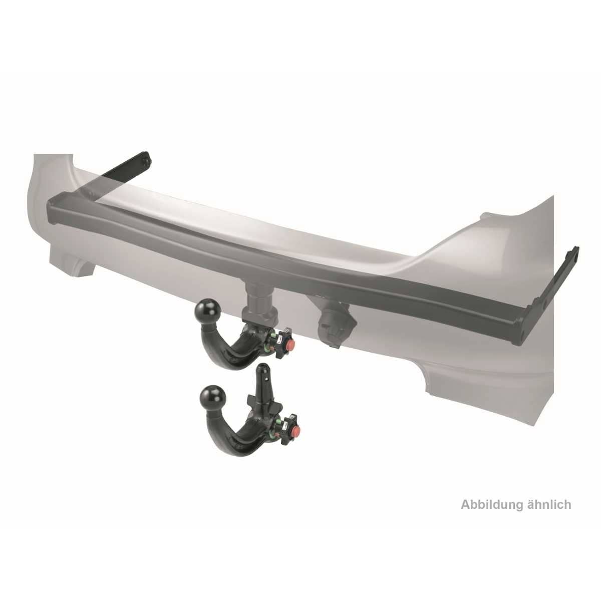 Westfalia Abnehmbare Anhaengerkupplung fuer VW Touran -inkl Cross- -BJ 03-2003-09-2015- - im Set mit 13-pol. fahrzeugspezifischem Elektrosatz - 321838900113